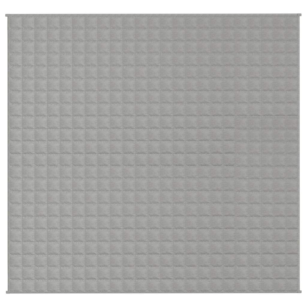 Gewichtsdecke Grau 220x240 cm 15 kg Stoff