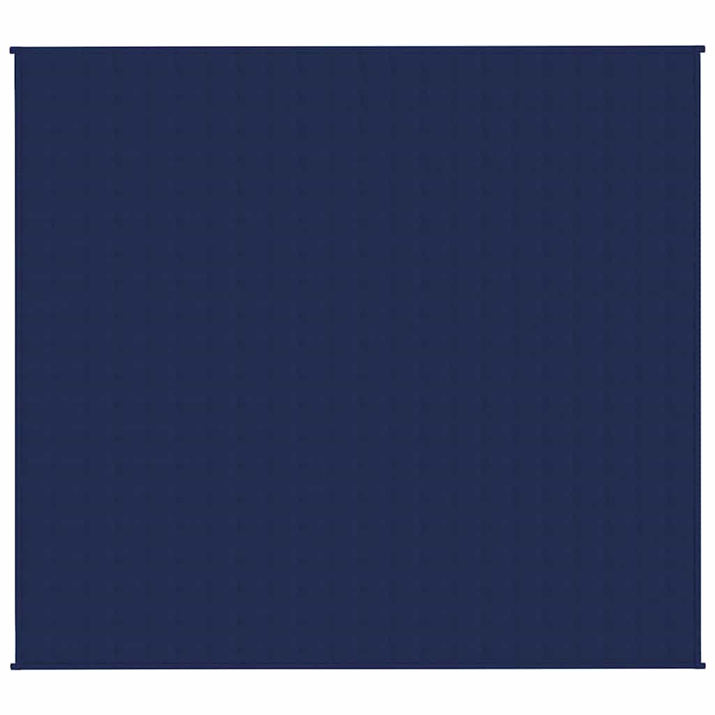Gewichtsdecke Blau 200x220 cm 9 kg Stoff