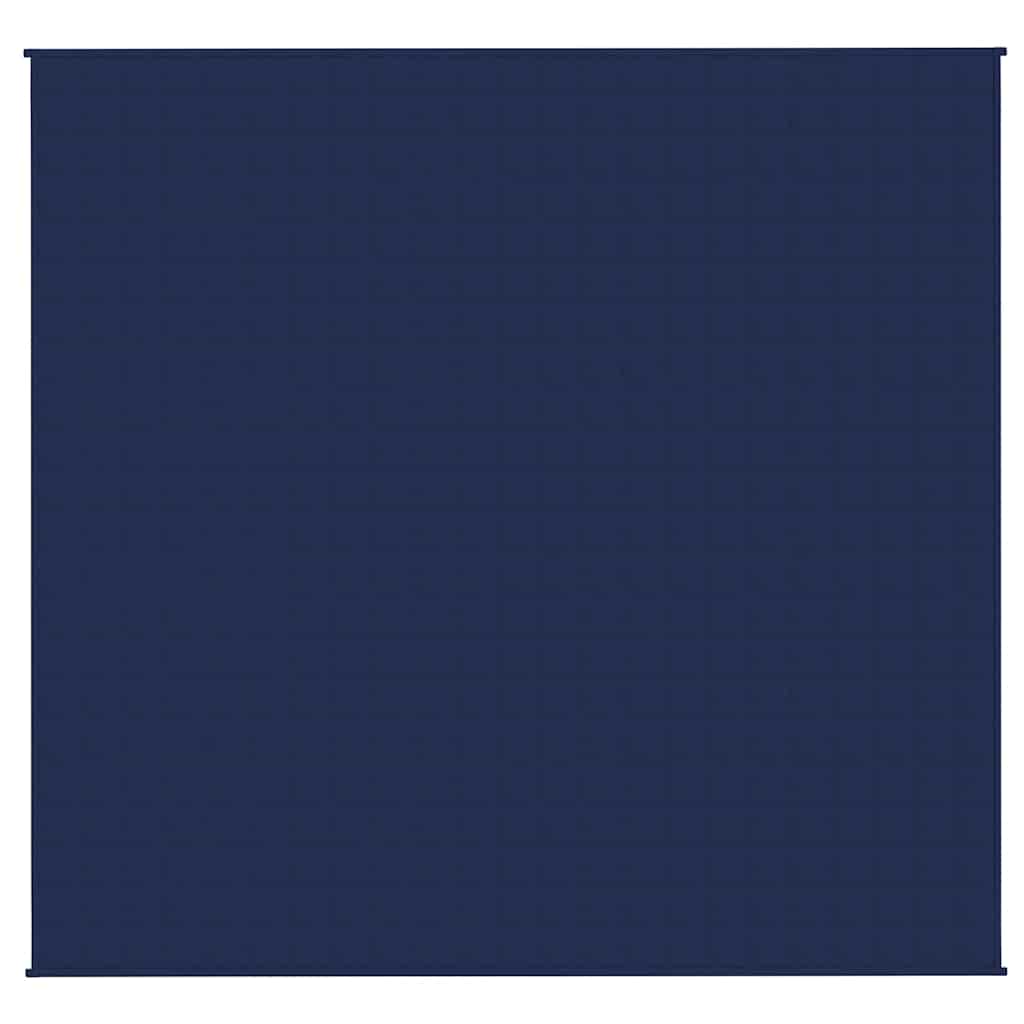 Gewichtsdecke Blau 220x240 cm 11 kg Stoff