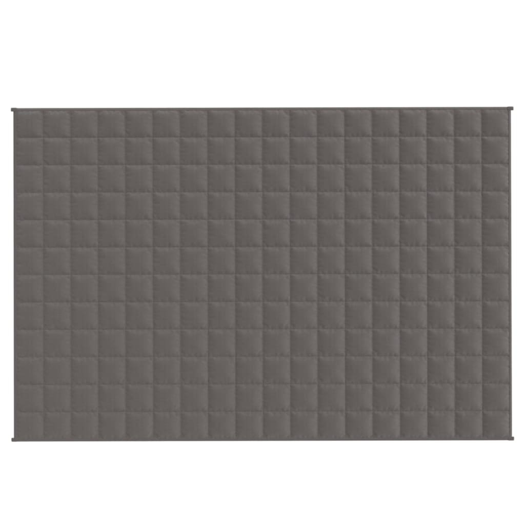 Gewichtsdecke Grau 122x183 cm 5 kg Stoff