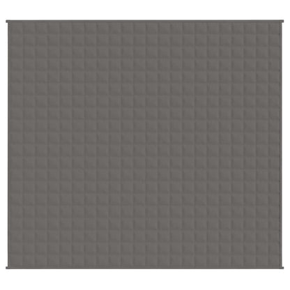 Gewichtsdecke Grau 200x230 cm 9 kg Stoff