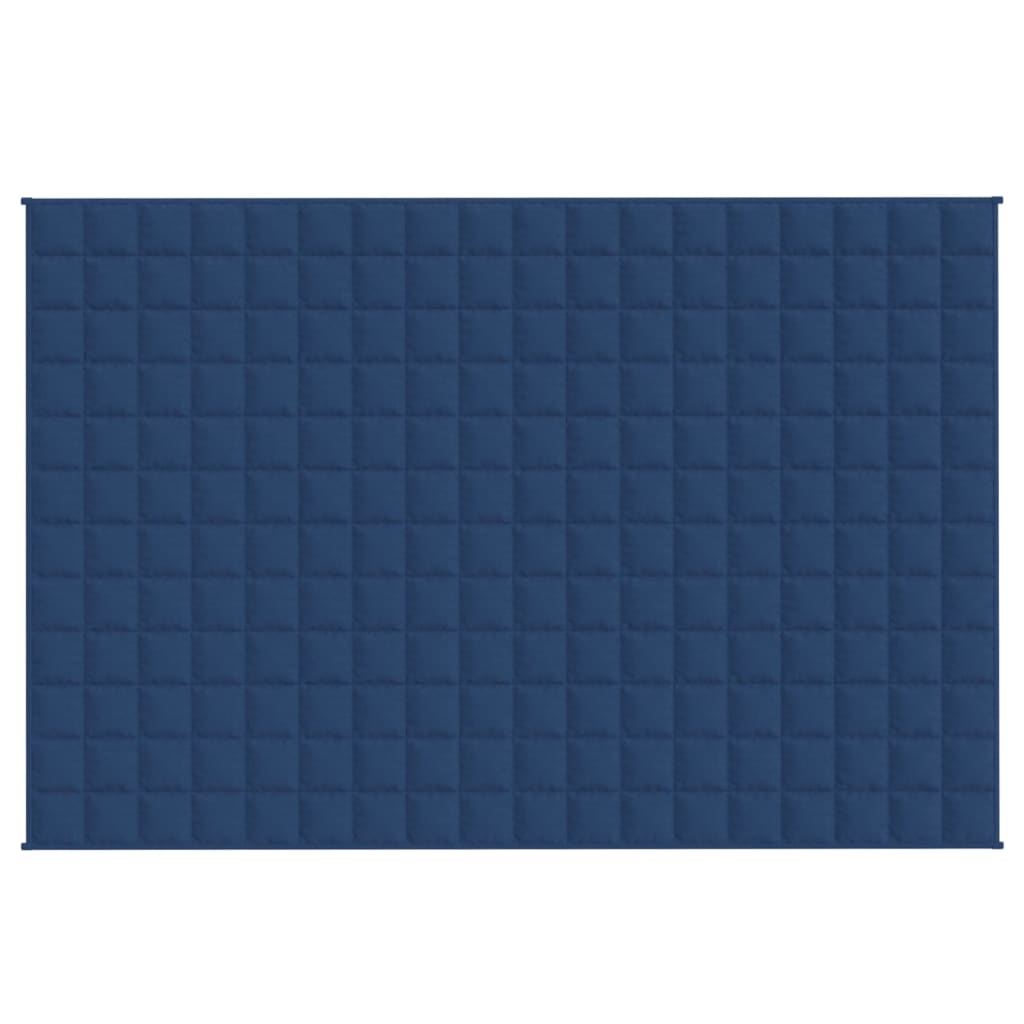 Gewichtsdecke Blau 137x200 cm 10 kg Stoff
