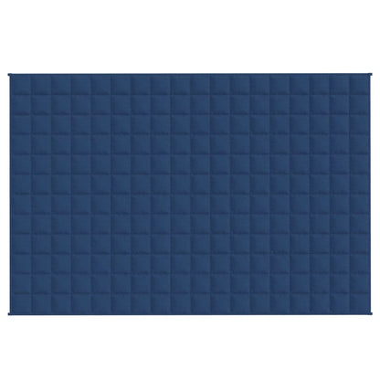 Gewichtsdecke Blau 137x200 cm 10 kg Stoff