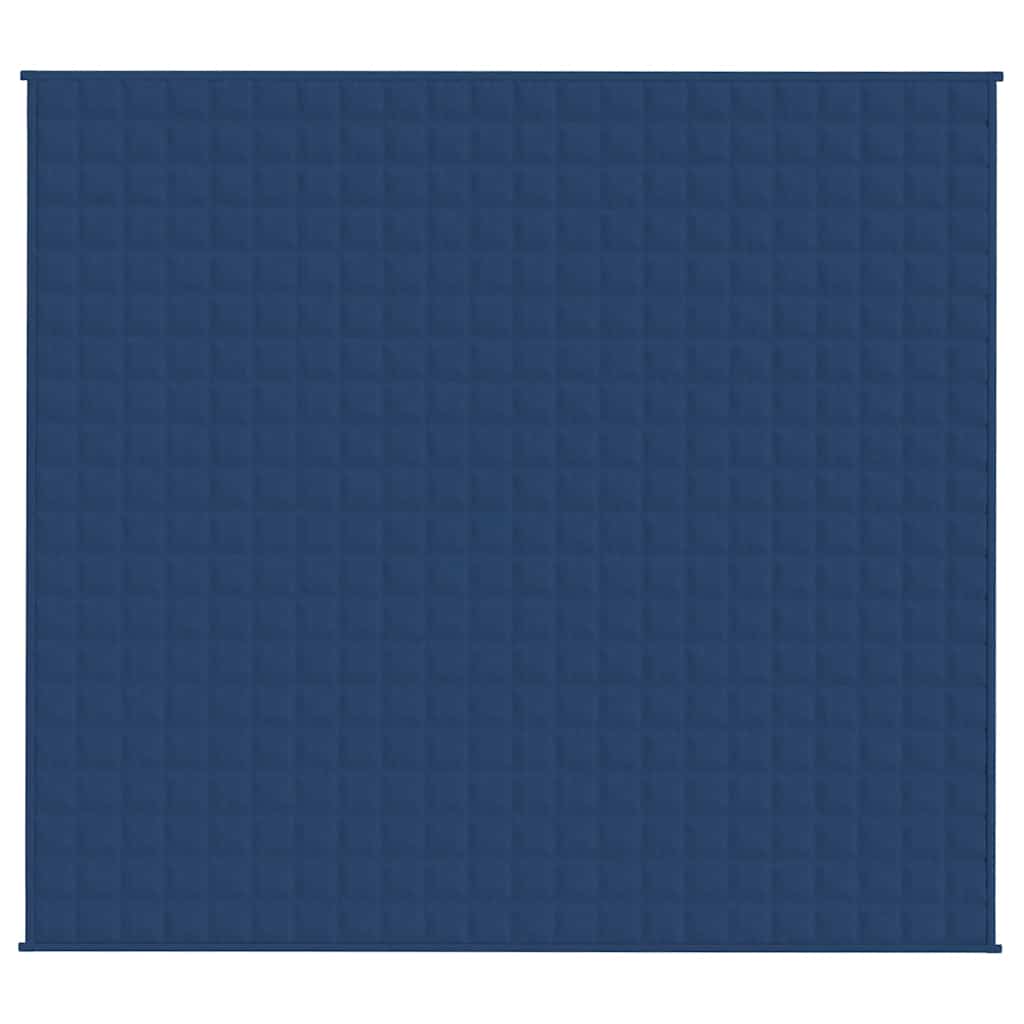 Gewichtsdecke Blau 200x230 cm 9 kg Stoff