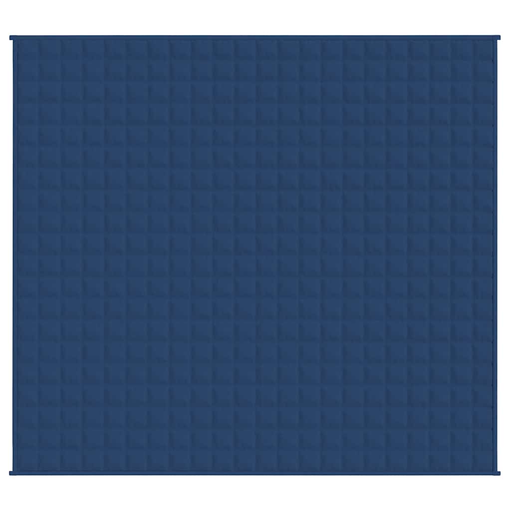Gewichtsdecke Blau 220x240 cm 11 kg Stoff