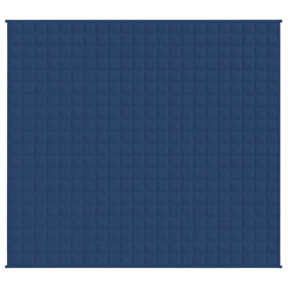 Gewichtsdecke Blau 220x230 cm 15 kg Stoff