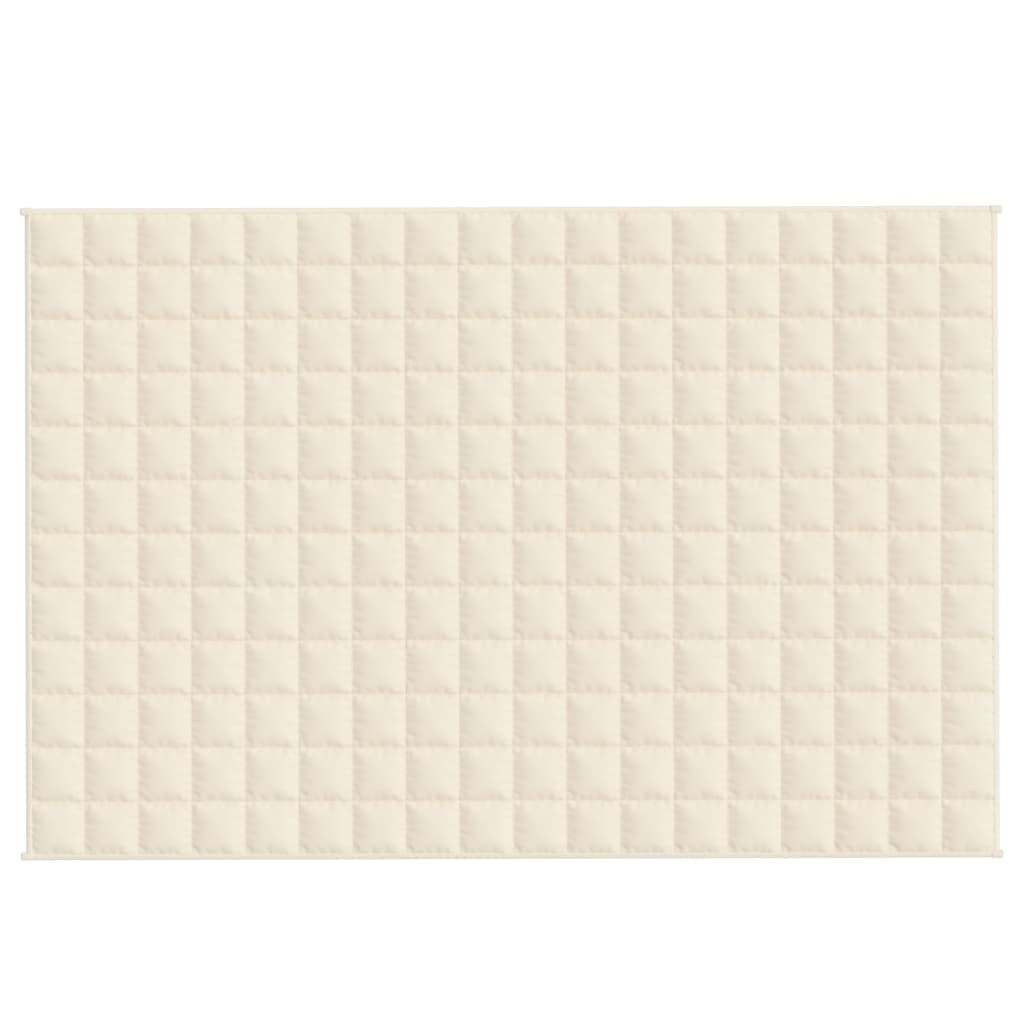 Gewichtsdecke Hellcreme 122x183 cm 5 kg Stoff