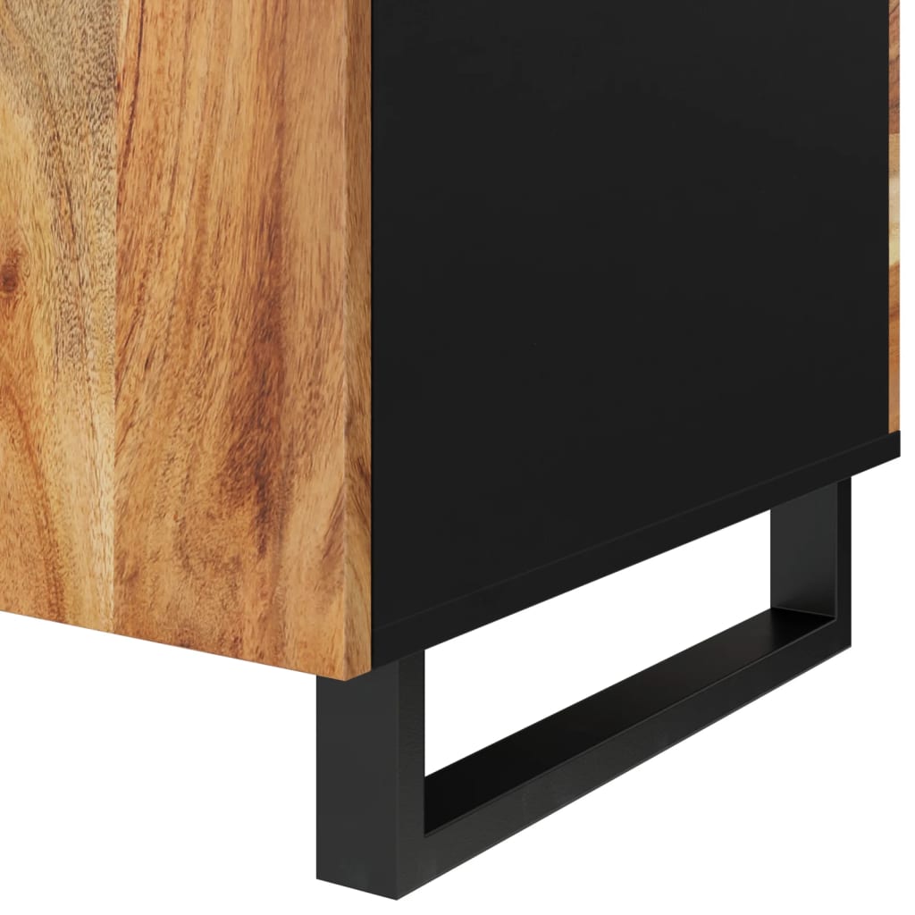 Table basse 100x54x40 cm en bois d'acacia massif et matériaux dérivés du bois