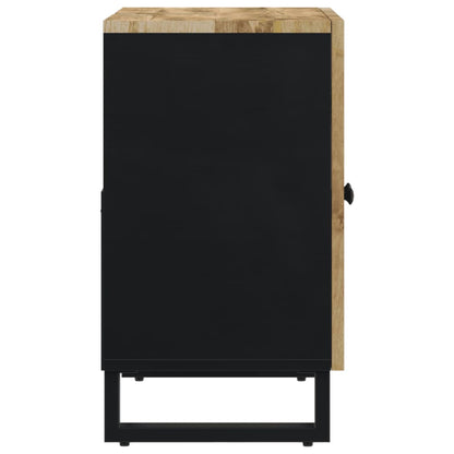Waschbeckenunterschrank Massivholz Mango und Holzwerkstoff