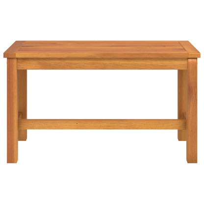Gartenbank 80x35x45 cm Massivholz Akazie