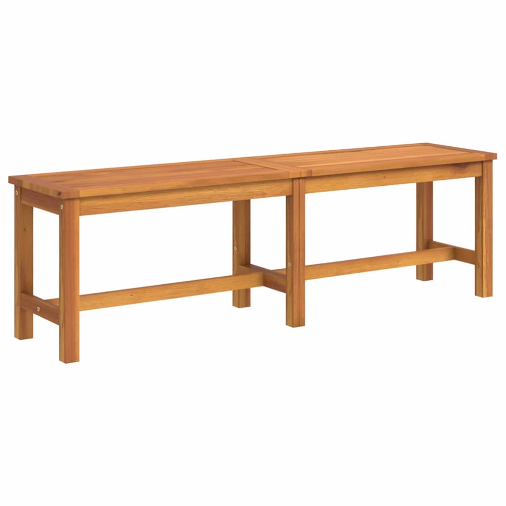 Gartenbank 150x35x45 cm Massivholz Akazie