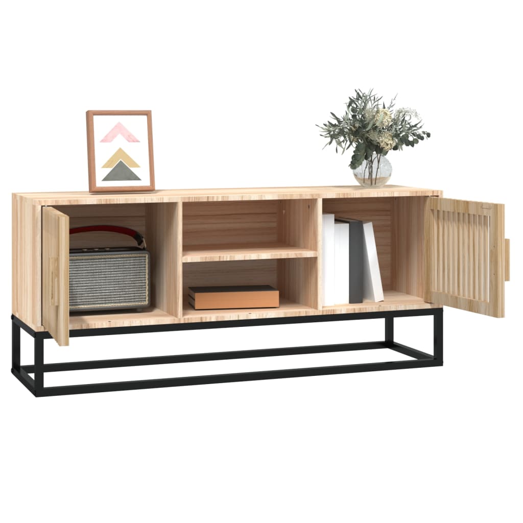 TV-Schrank 105x30x45 cm Holzwerkstoff und Eisen