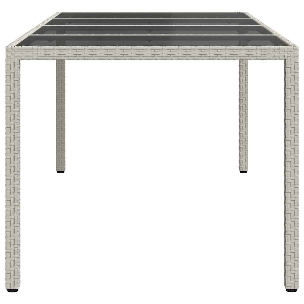 Gartentisch Weiß Poly-Rattan