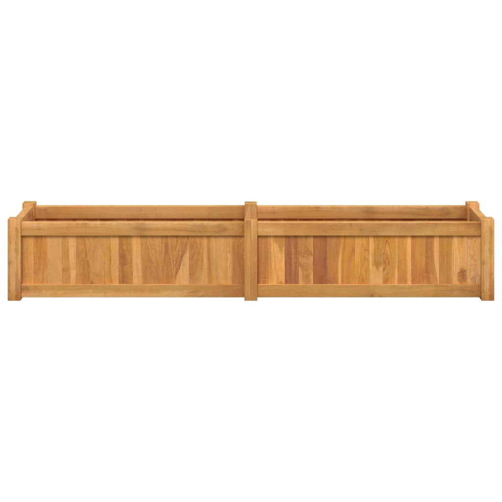 Hochbeet 150x30x25 cm Massivholz Teak