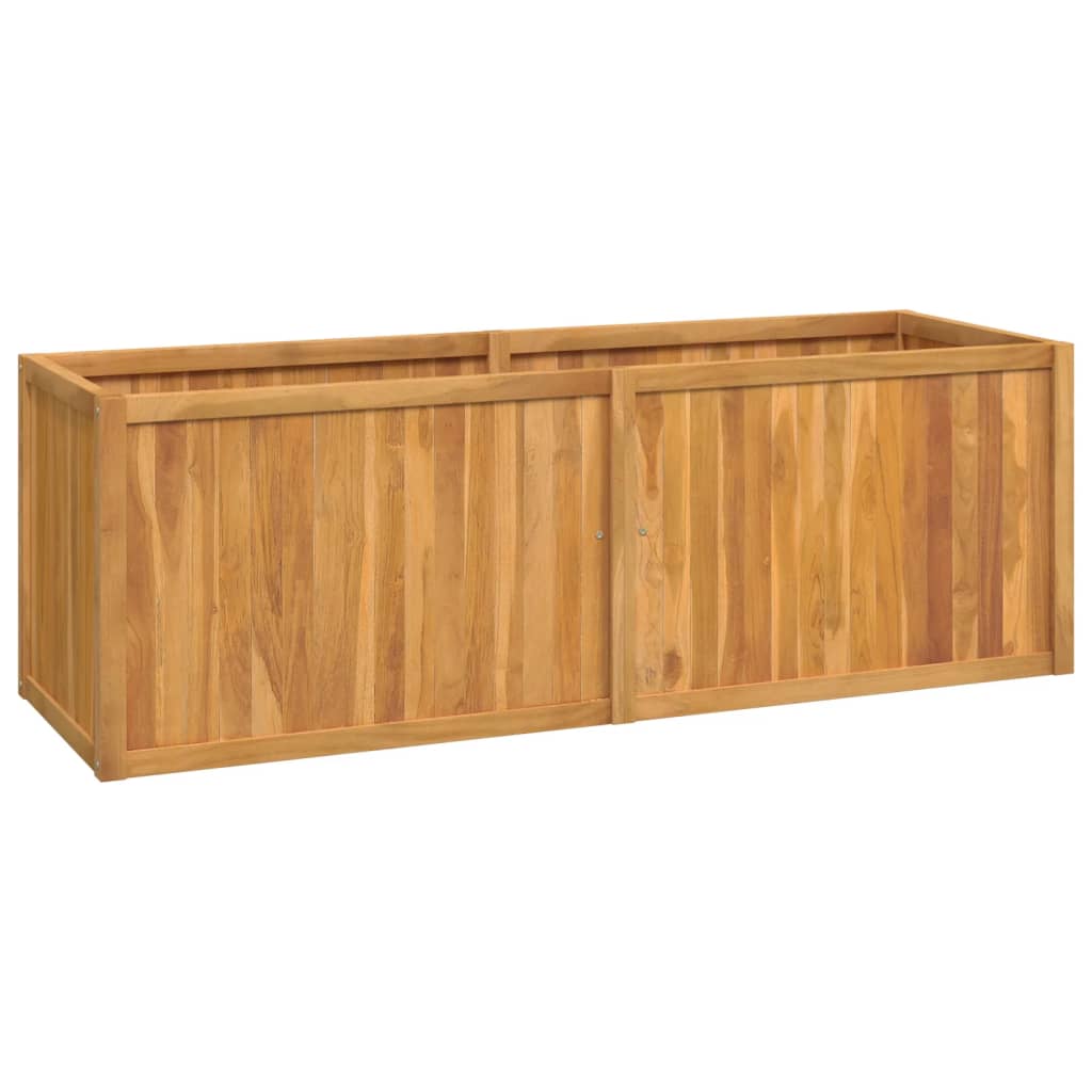 Hochbeet 150x50x50 cm Massivholz Teak