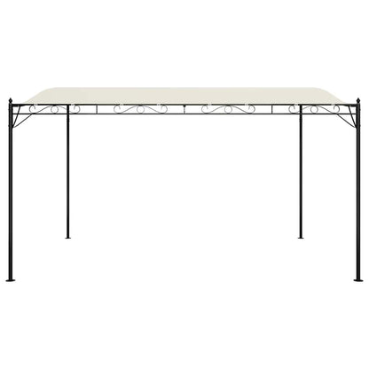 Markise Creme 4x3 m 180 g/m² Stoff und Stahl