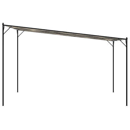 Pavillon Beige 4x4 m 180 g/m² Stoff und Stahl