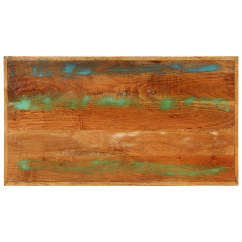 Table basse 100x55x45 cm en bois massif de récupération
