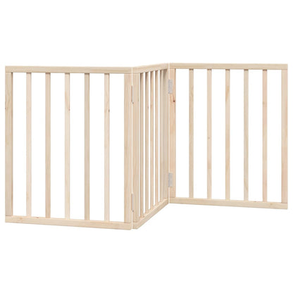 Hundegitter Faltbar 3 Paneele 150 cm Pappelholz