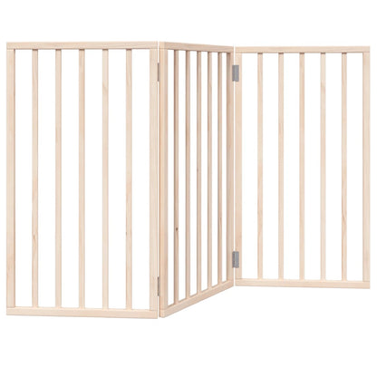 Hundegitter Faltbar 3 Paneele 150 cm Pappelholz