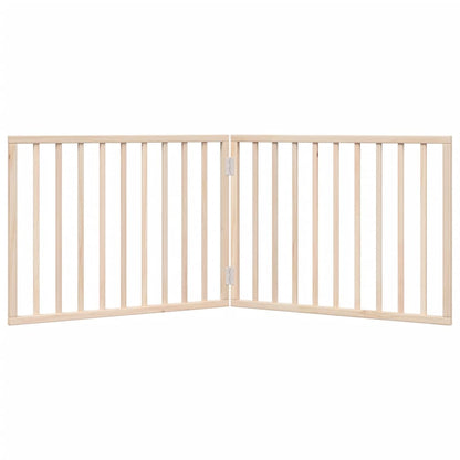 Hundegitter Faltbar 2 Paneele 160 cm Pappelholz