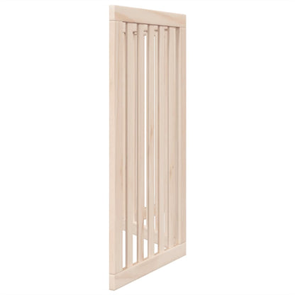 Hundegitter Faltbar 3 Paneele 150 cm Pappelholz