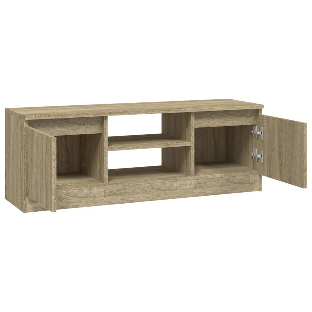 Meuble TV avec porte chêne Sonoma 102x30x36 cm
