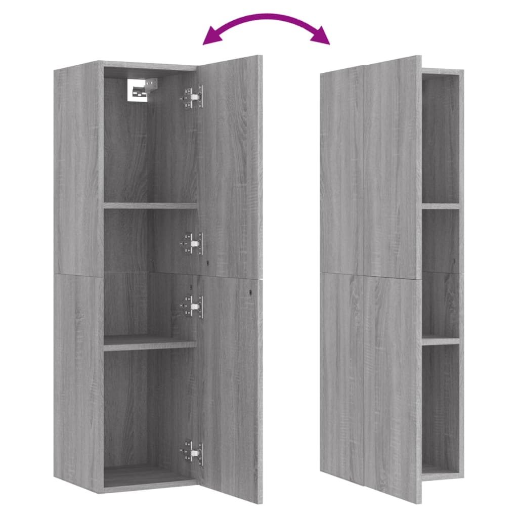 TV-Wandschrank Grau Sonoma 30,5x30x110 cm