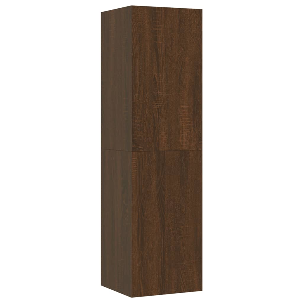 TV-Wandschrank Braun Eichen-Optik 30,5x30x110 cm