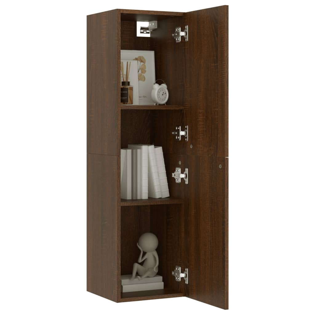 TV-Wandschrank Braun Eichen-Optik 30,5x30x110 cm