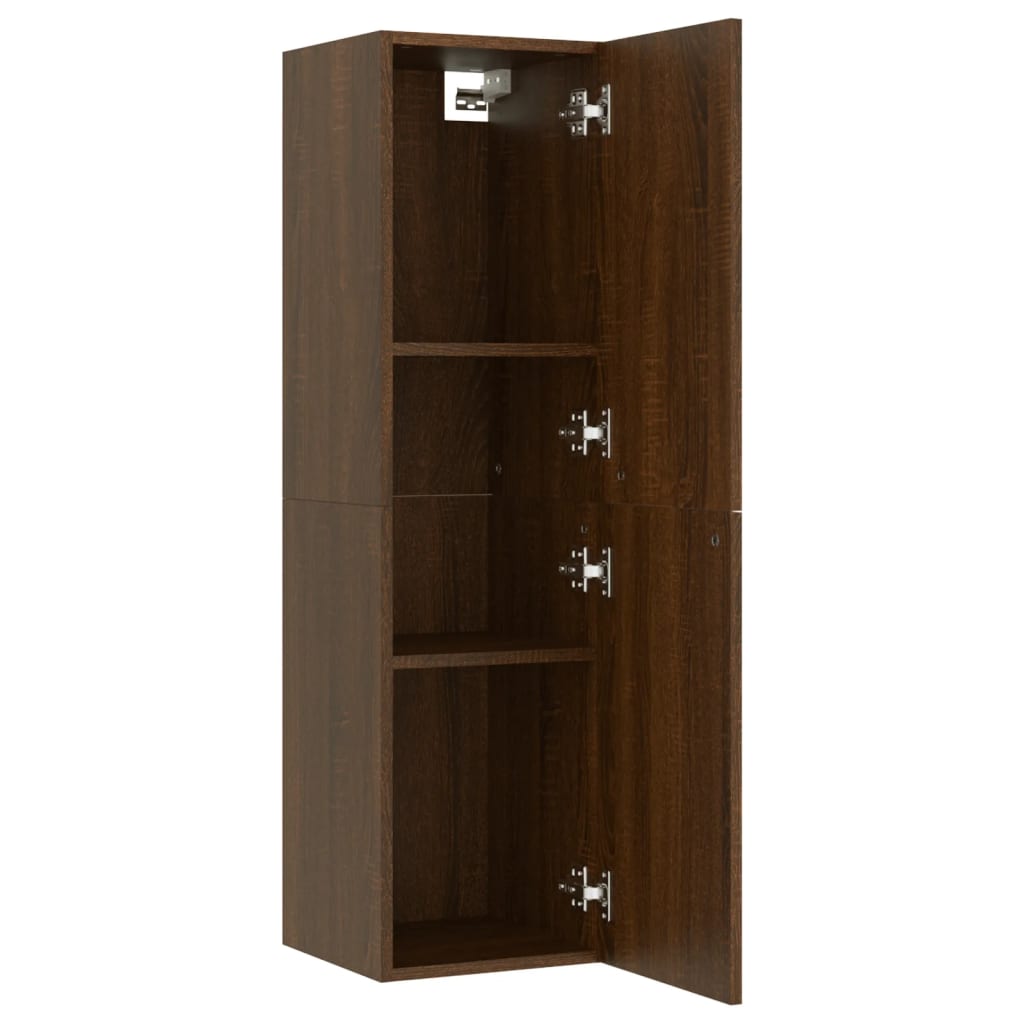 TV-Wandschrank Braun Eichen-Optik 30,5x30x110 cm