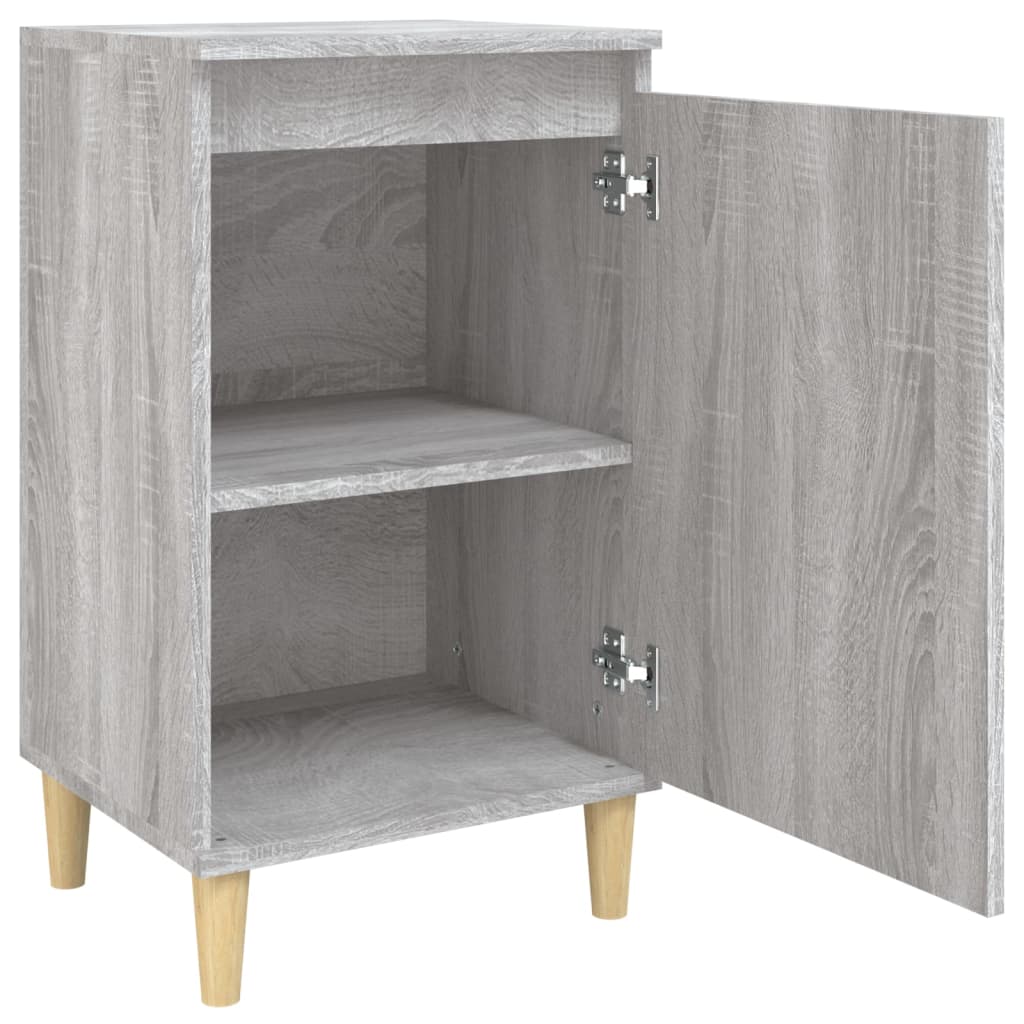 Nachttisch Grau Sonoma 40x35x70 cm Holzwerkstoff