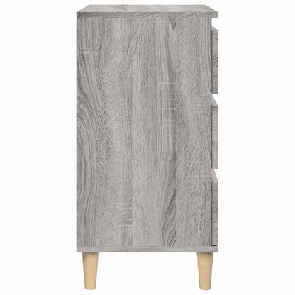 Nachttisch Grau Sonoma 40x35x70 cm Holzwerkstoff