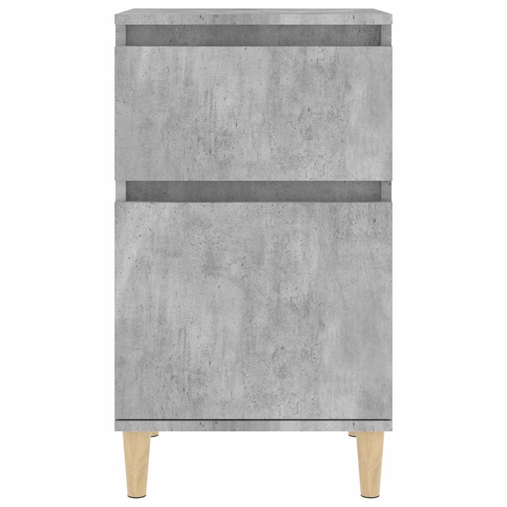 Nachttisch Betongrau 40x35x70 cm