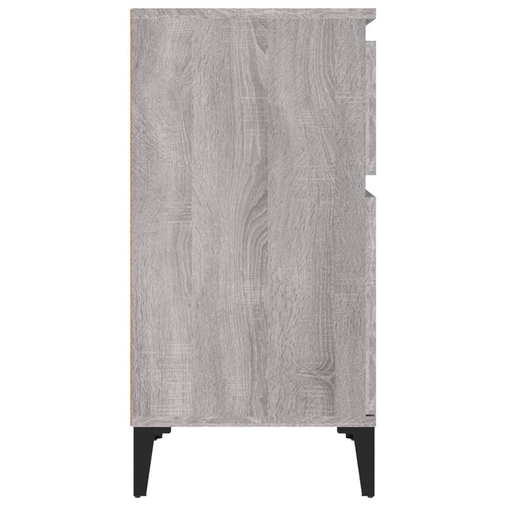 Table de chevet Gris Sonoma 40x35x70 cm