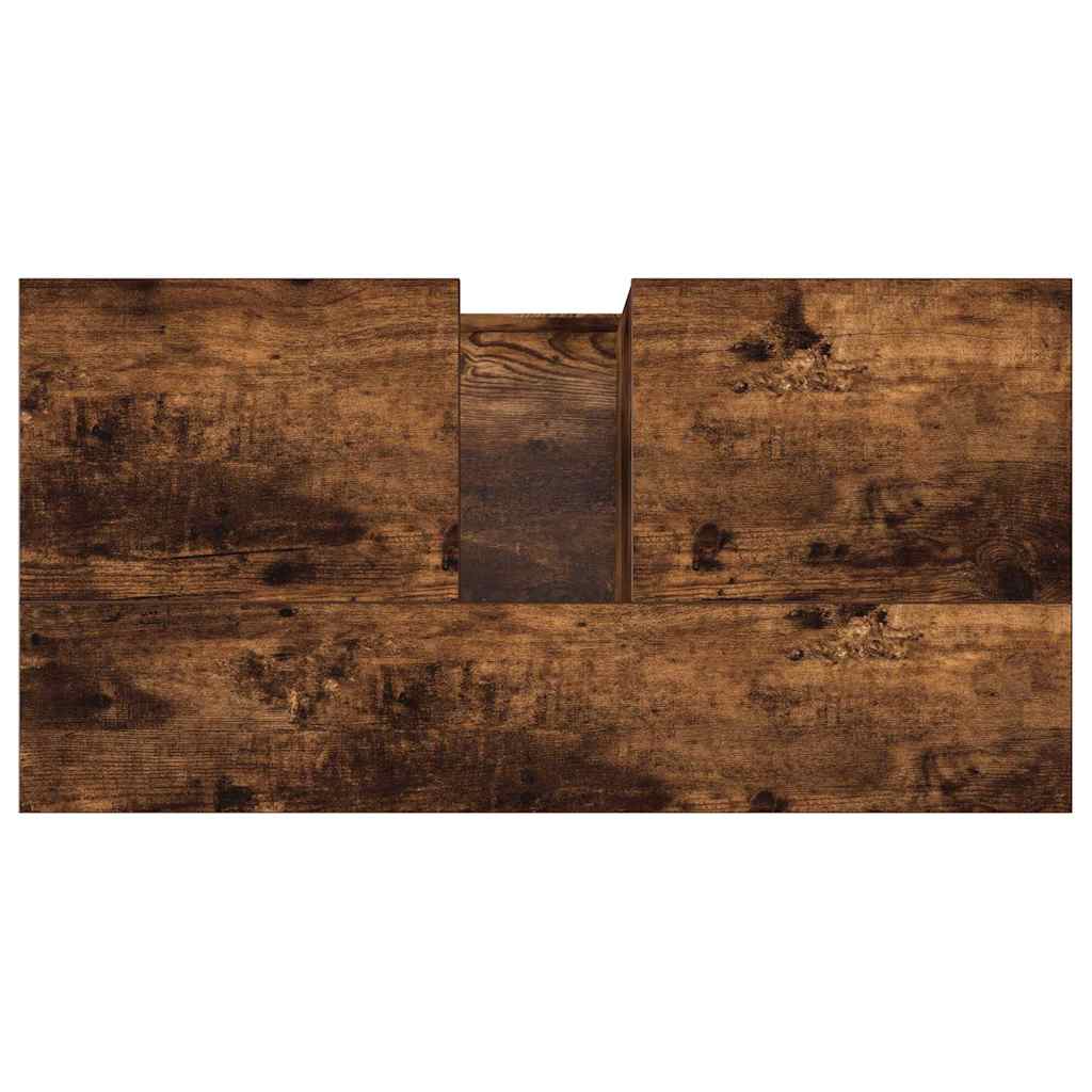 Badschrank Räuchereiche 65x33x60 cm Holzwerkstoff