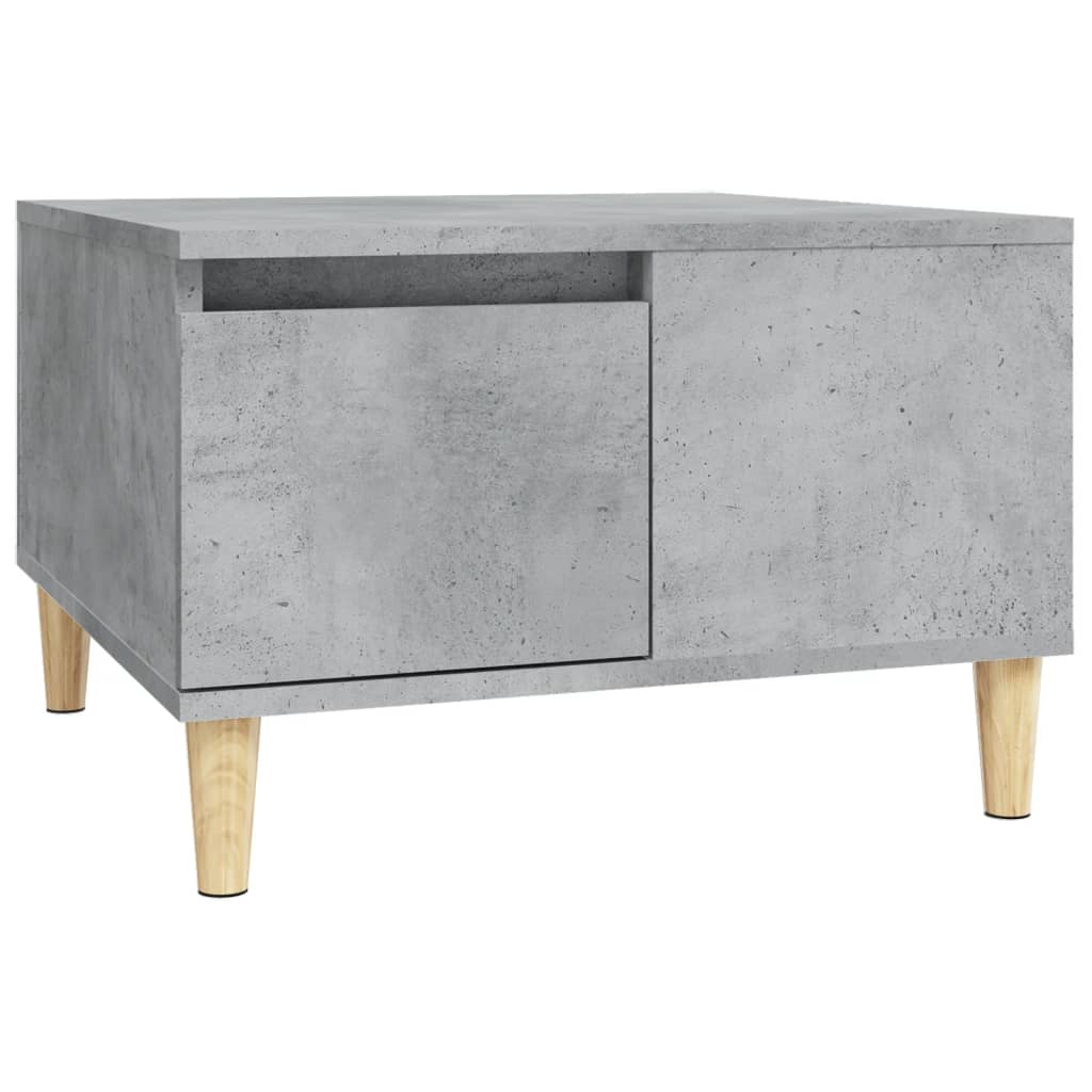 Table basse gris béton 55x55x36,5 cm en bois
