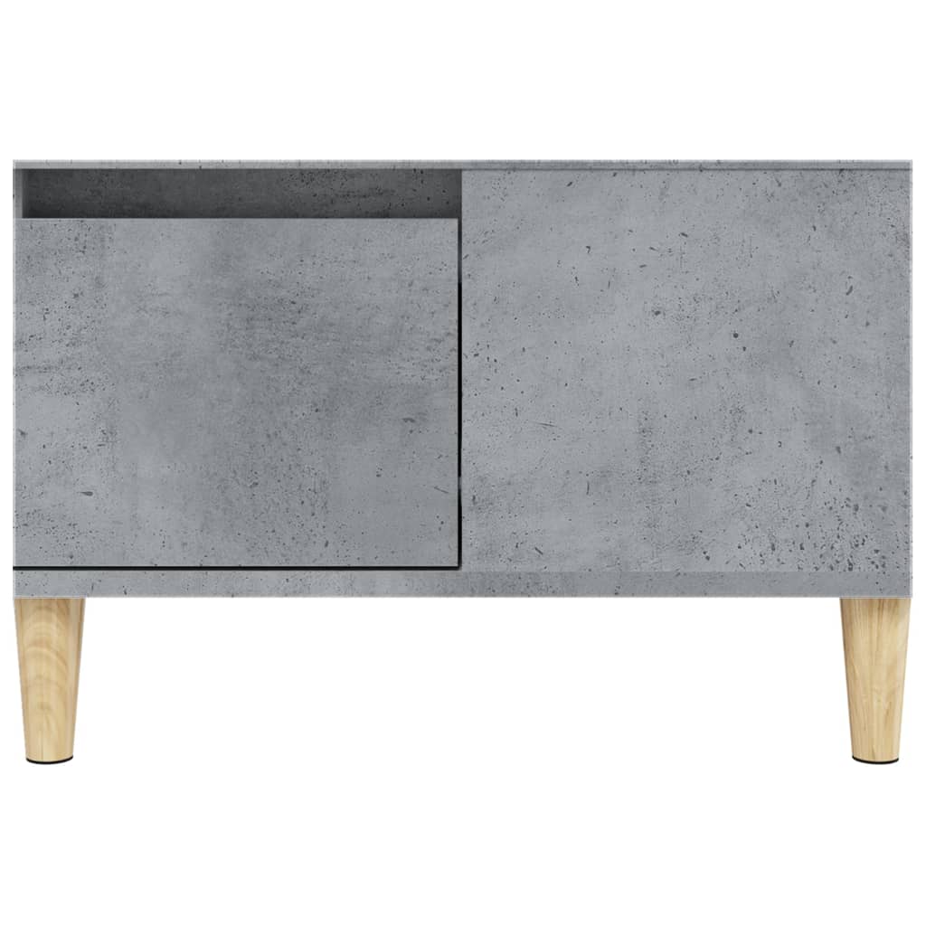 Table basse gris béton 55x55x36,5 cm en bois