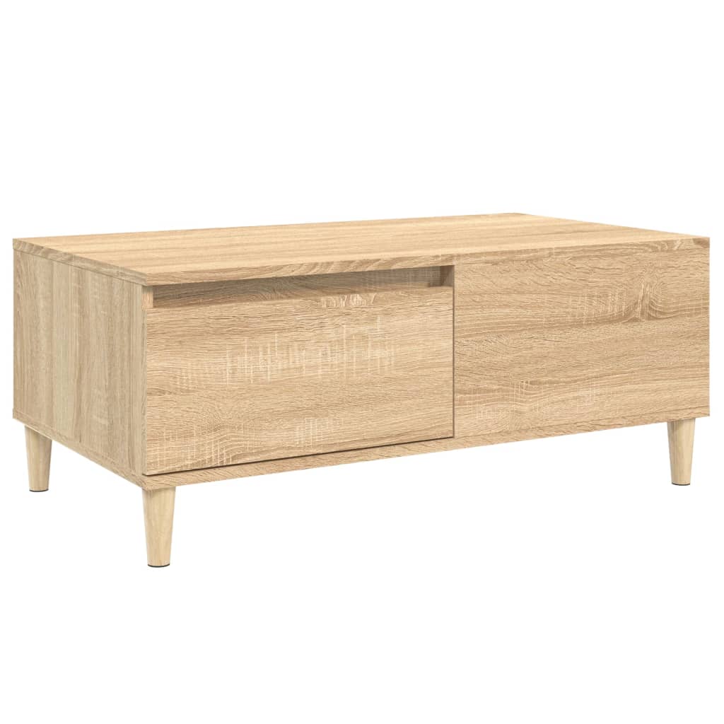 Table basse chêne Sonoma 90x50x36,5 cm en bois
