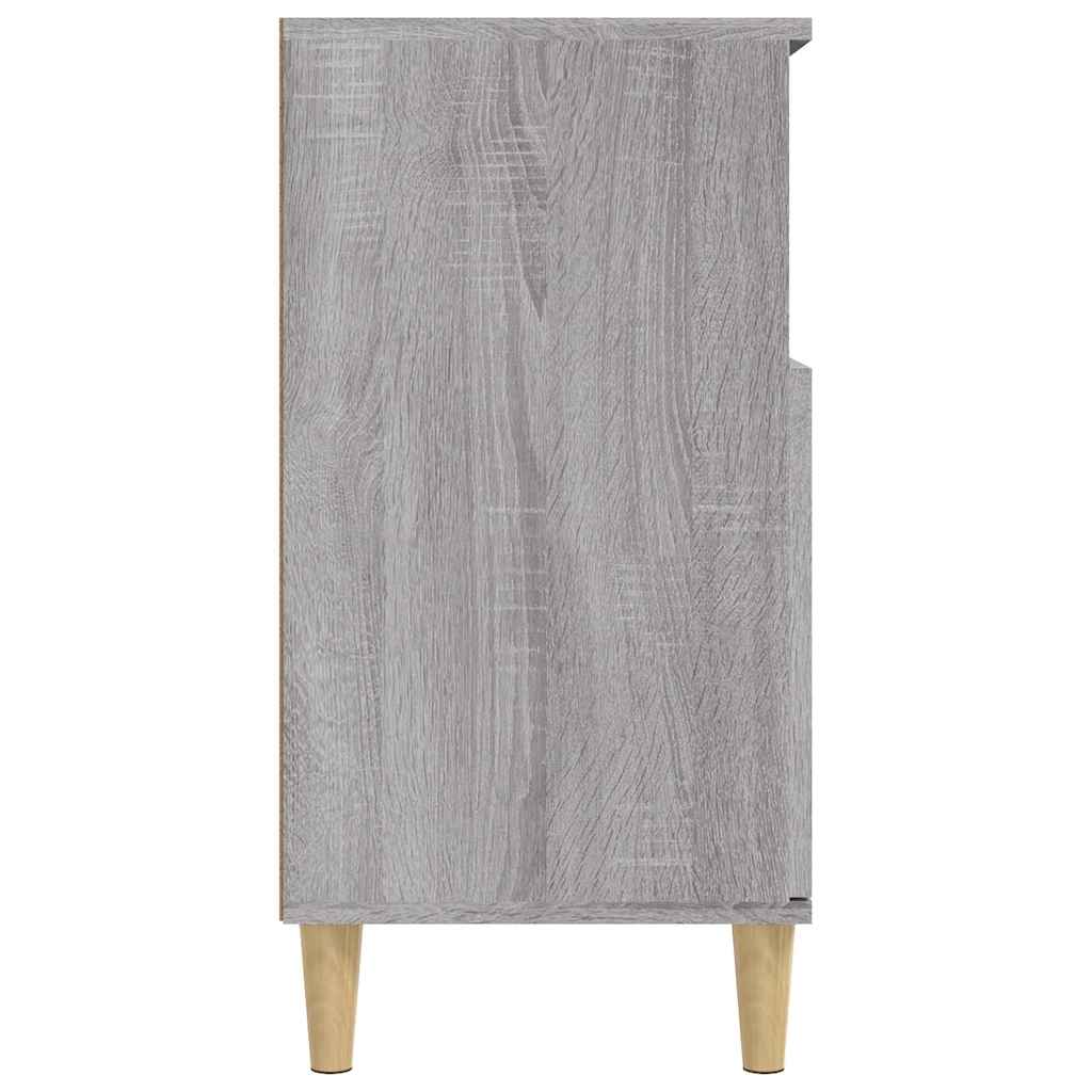 Sideboard Grau Sonoma 60x35x70 cm Holzwerkstoff