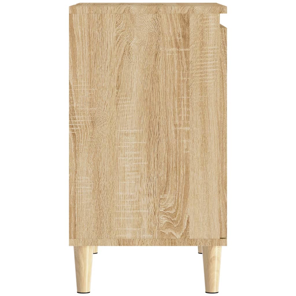 Waschbeckenunterschrank Sonoma-Eiche 58x33x60 cm Holzwerkstoff