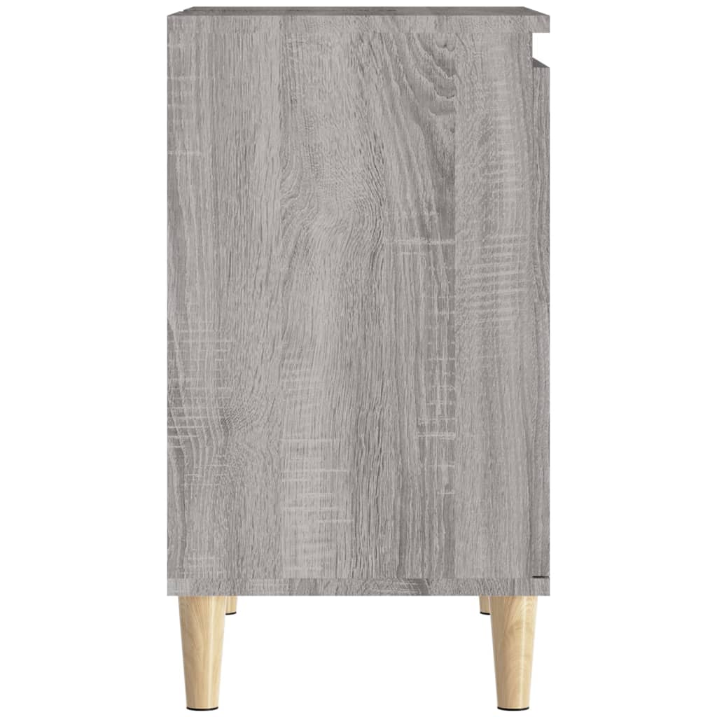 Waschbeckenunterschrank Grau Sonoma 58x33x60 cm Holzwerkstoff