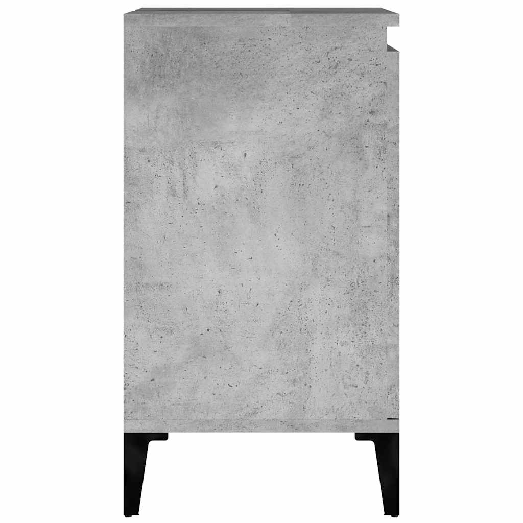 Washbasin base cabinet concrete grey 58x33x60 cm wood material