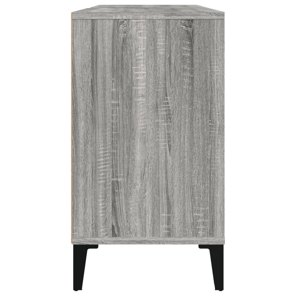 Meuble vasque Sonoma gris 80x33x60 cm en bois