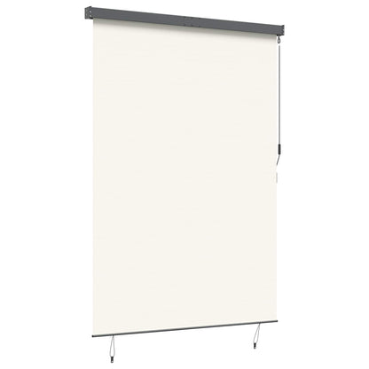 Rollo Creme 180 x 250 cm Stoff und Aluminium