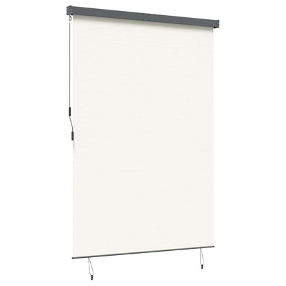 Rollo Creme 180 x 250 cm Stoff und Aluminium