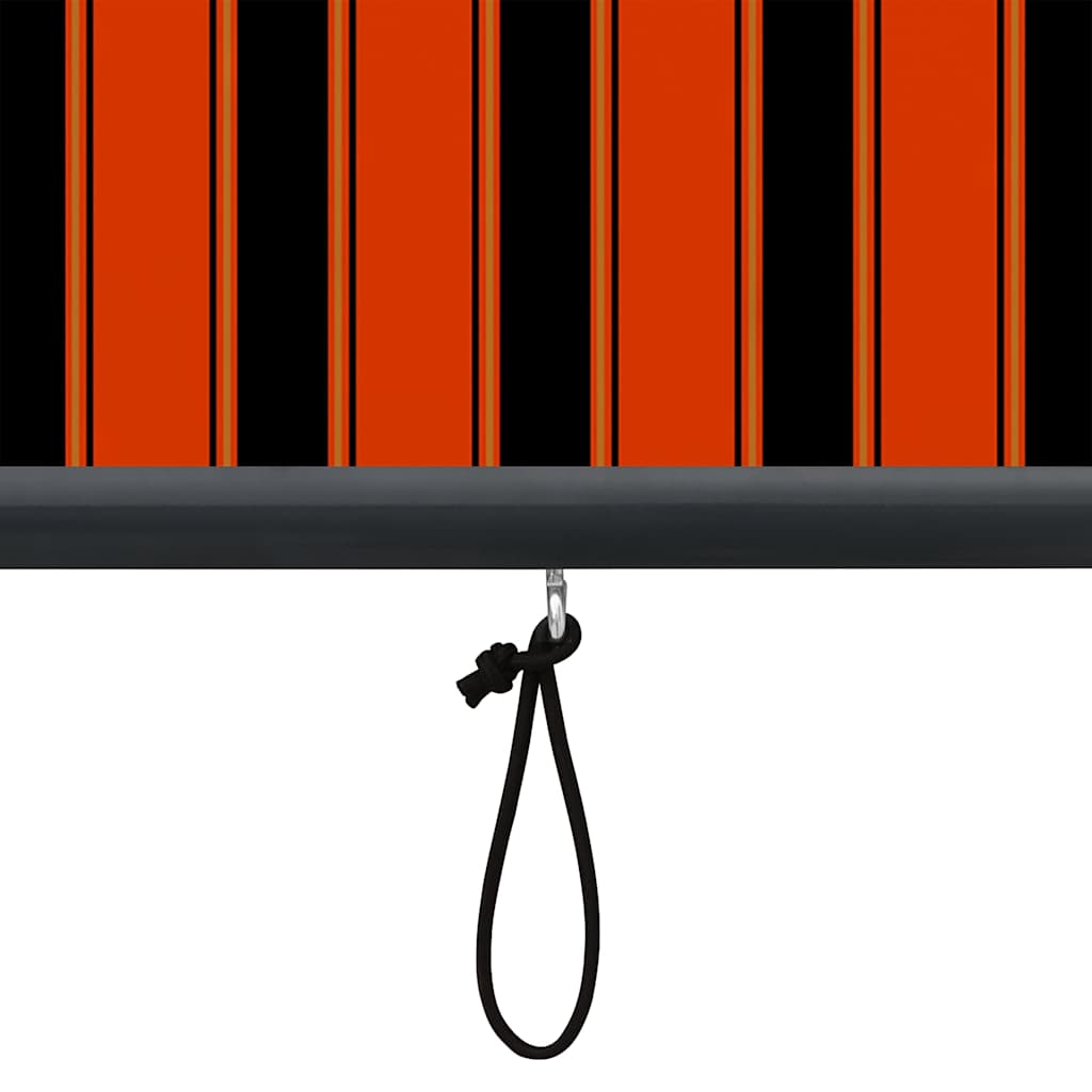 Rollo Orange und Braun 180 x 250 cm Stoff und Aluminium