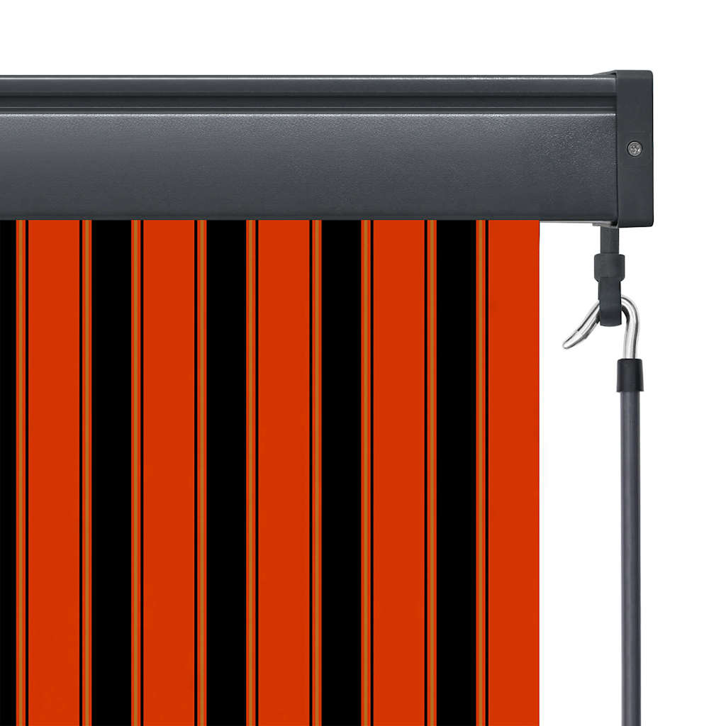 Rollo Orange und Braun 180 x 250 cm Stoff und Aluminium