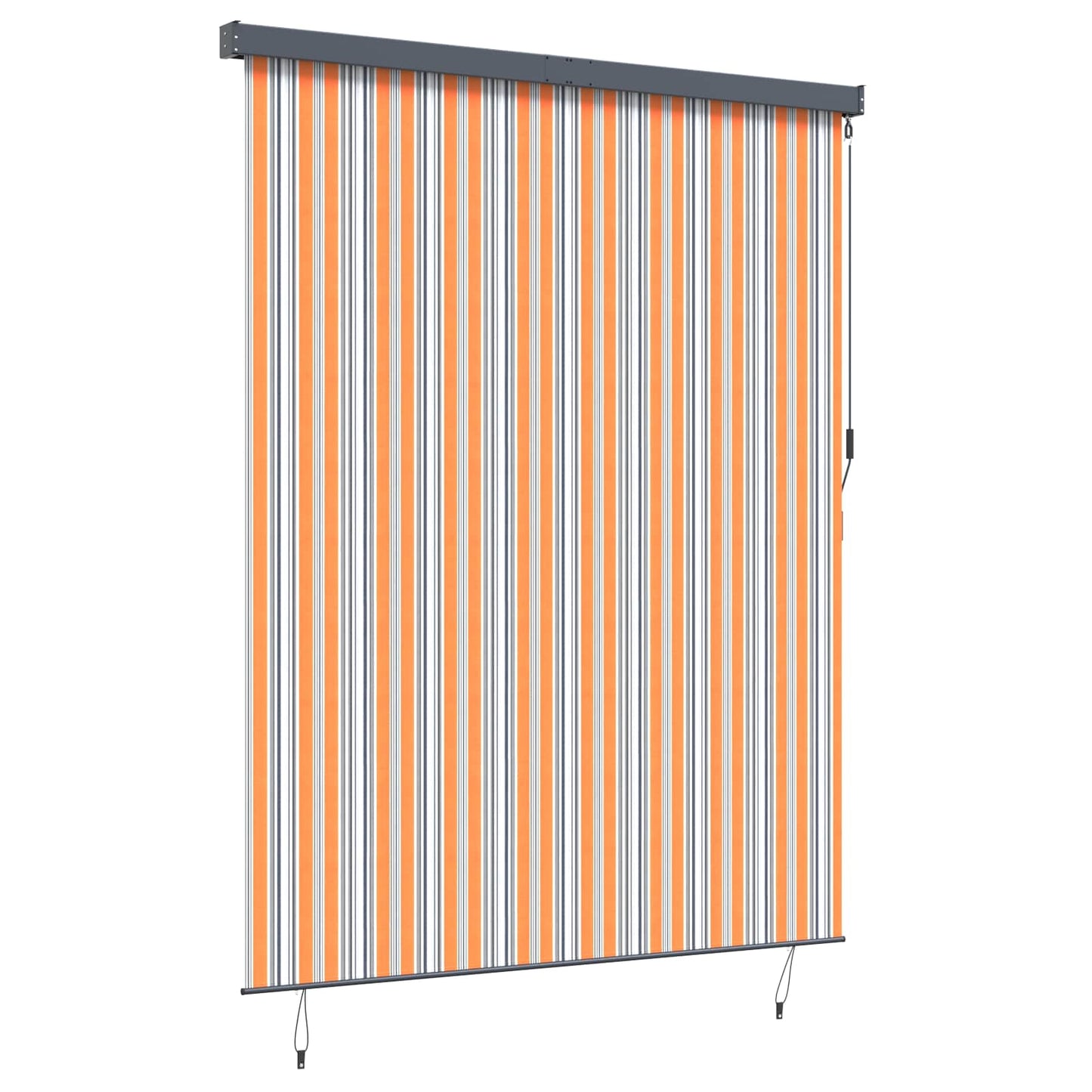 Rollo Gelb und Blau 200 x 250 cm Stoff und Aluminium