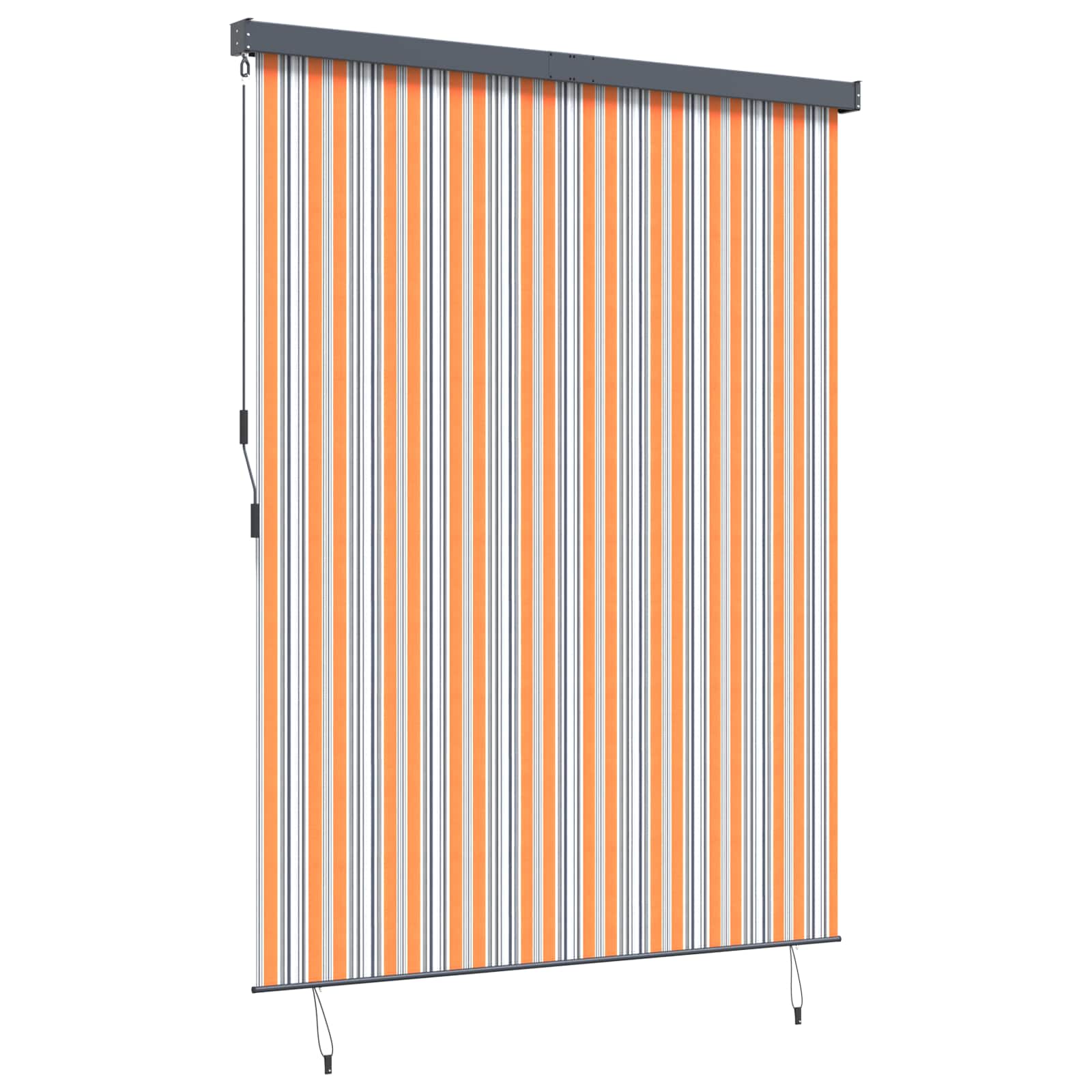 Rollo Gelb und Blau 200 x 250 cm Stoff und Aluminium